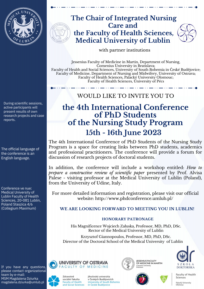 Vabilo - 4th International Conference