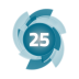 25 let logo